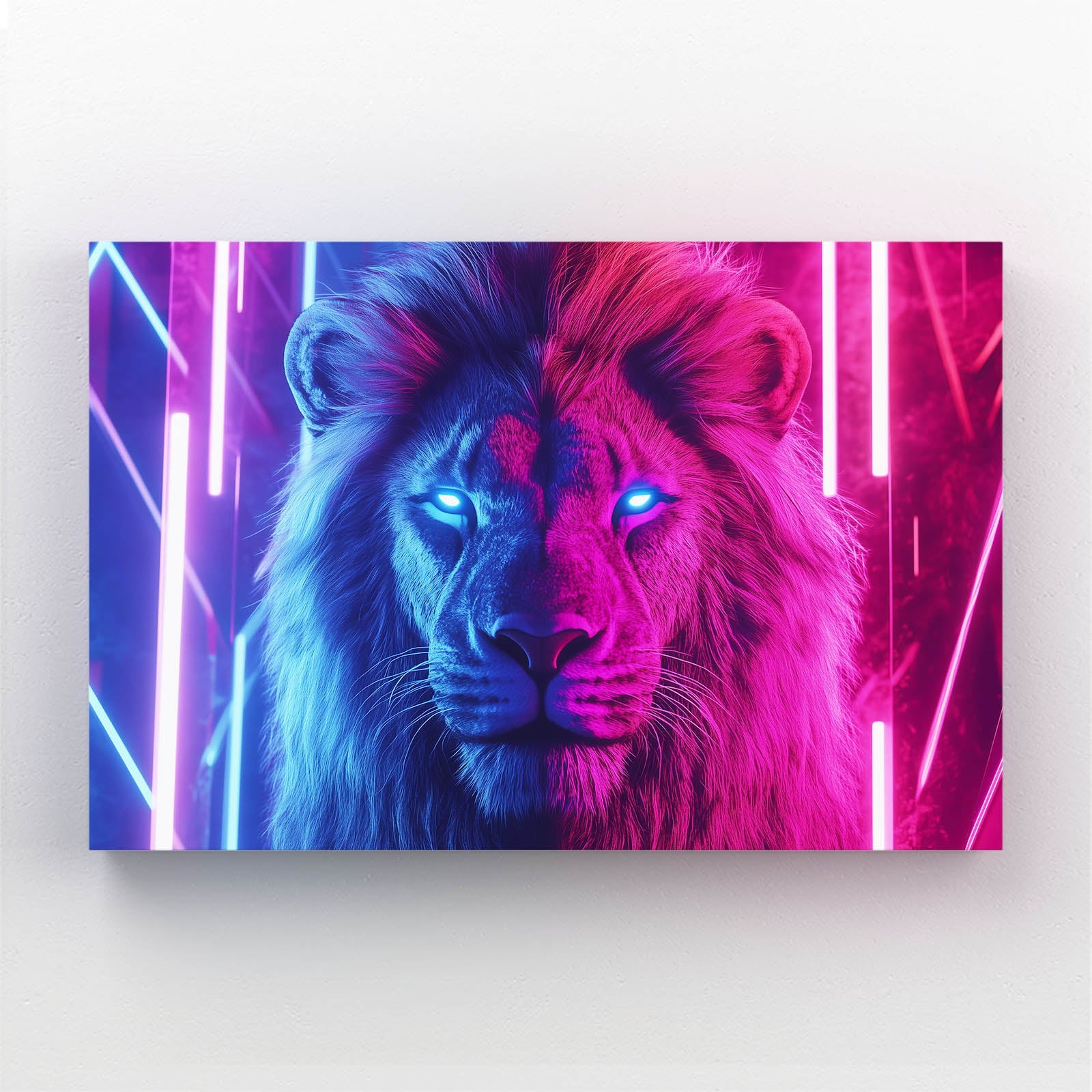 Dynamic Energy Lion Art