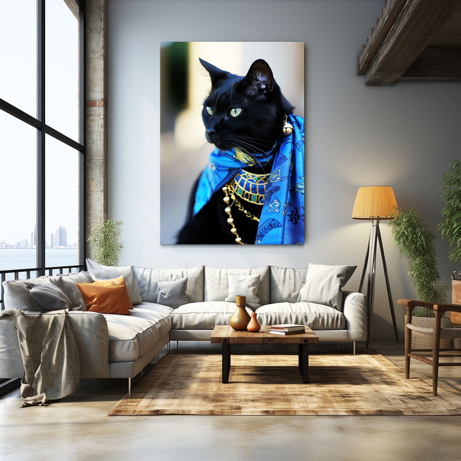 Egyptian Majesty Cat Art