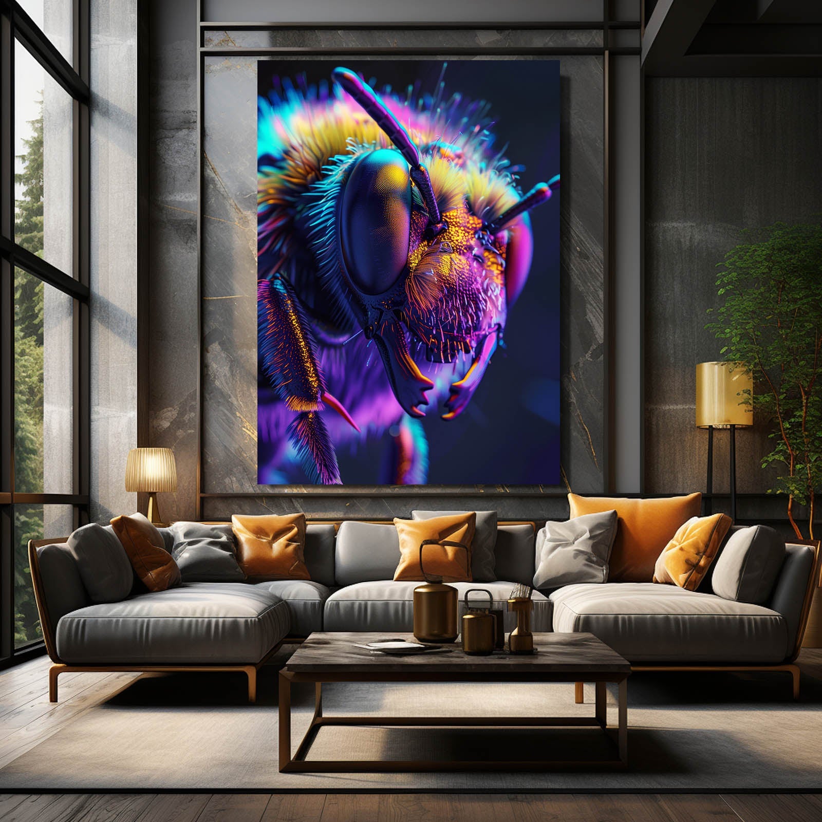 Electric Bee Art