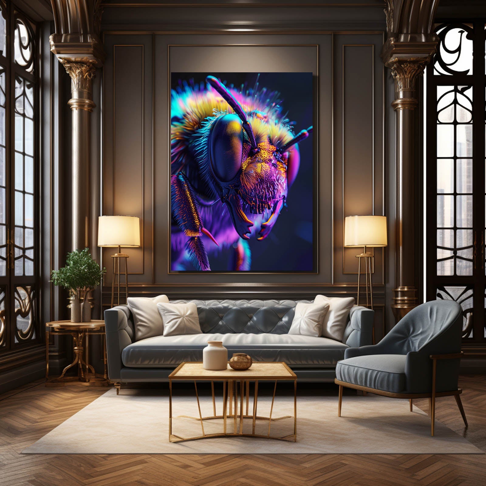 Electric Bee Art