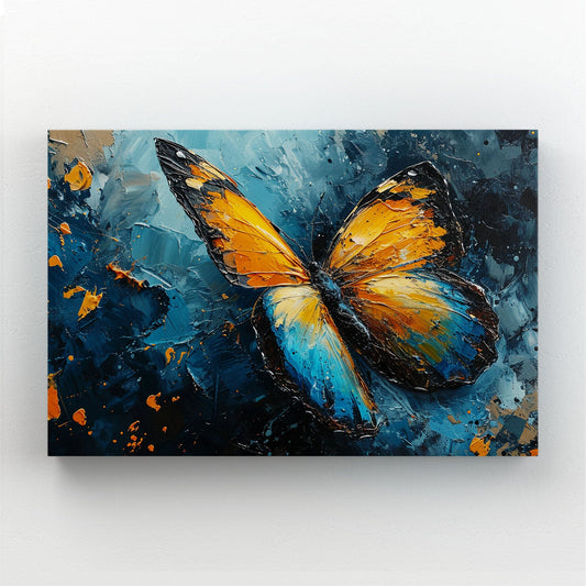 Electric Flame Butterfly Wall Art