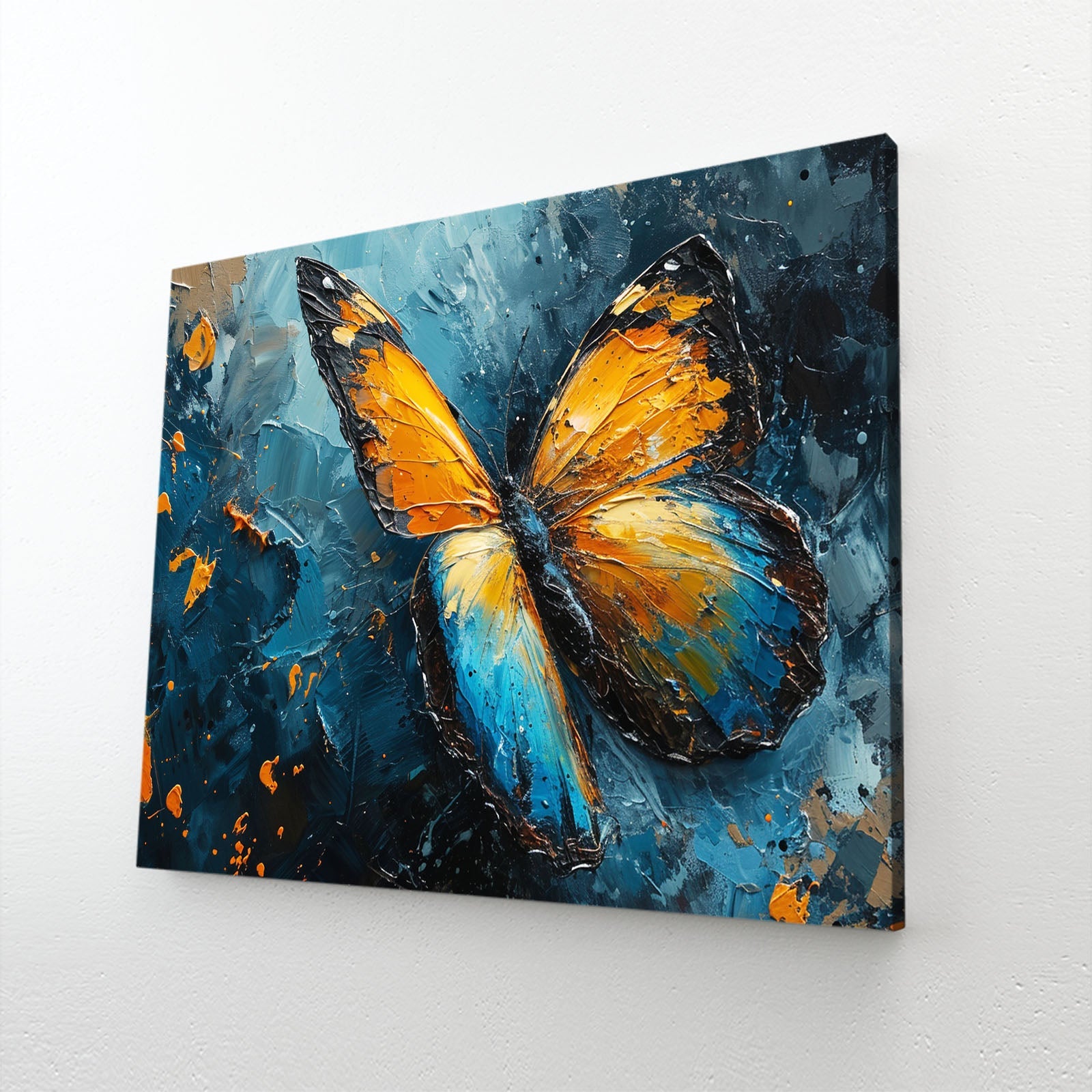 Electric Flame Butterfly Wall Art