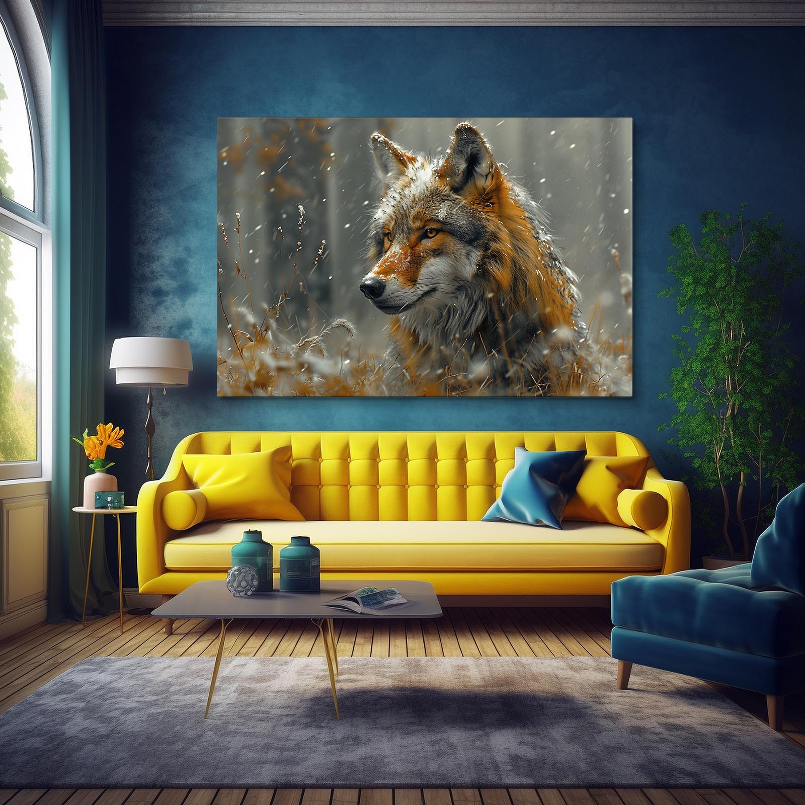 Elegant Wolf Art
