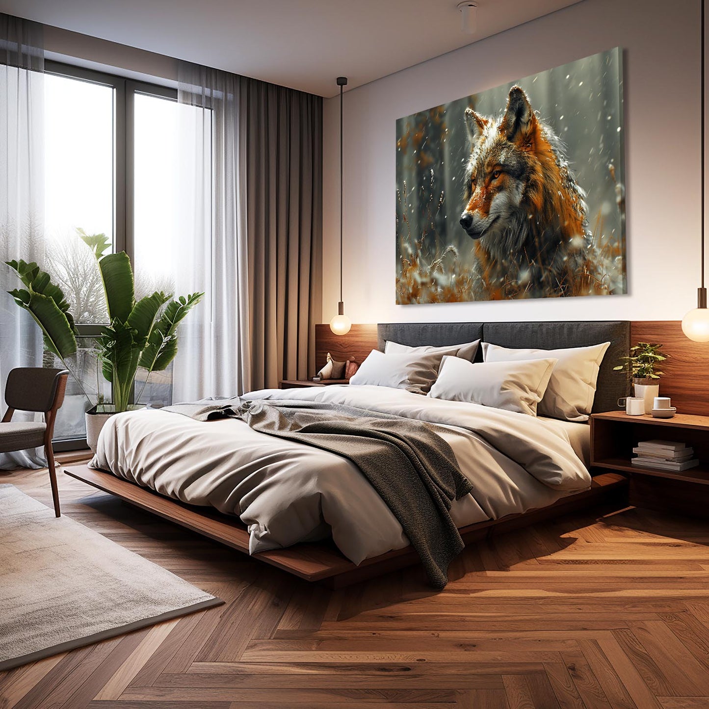 Elegant Wolf Art