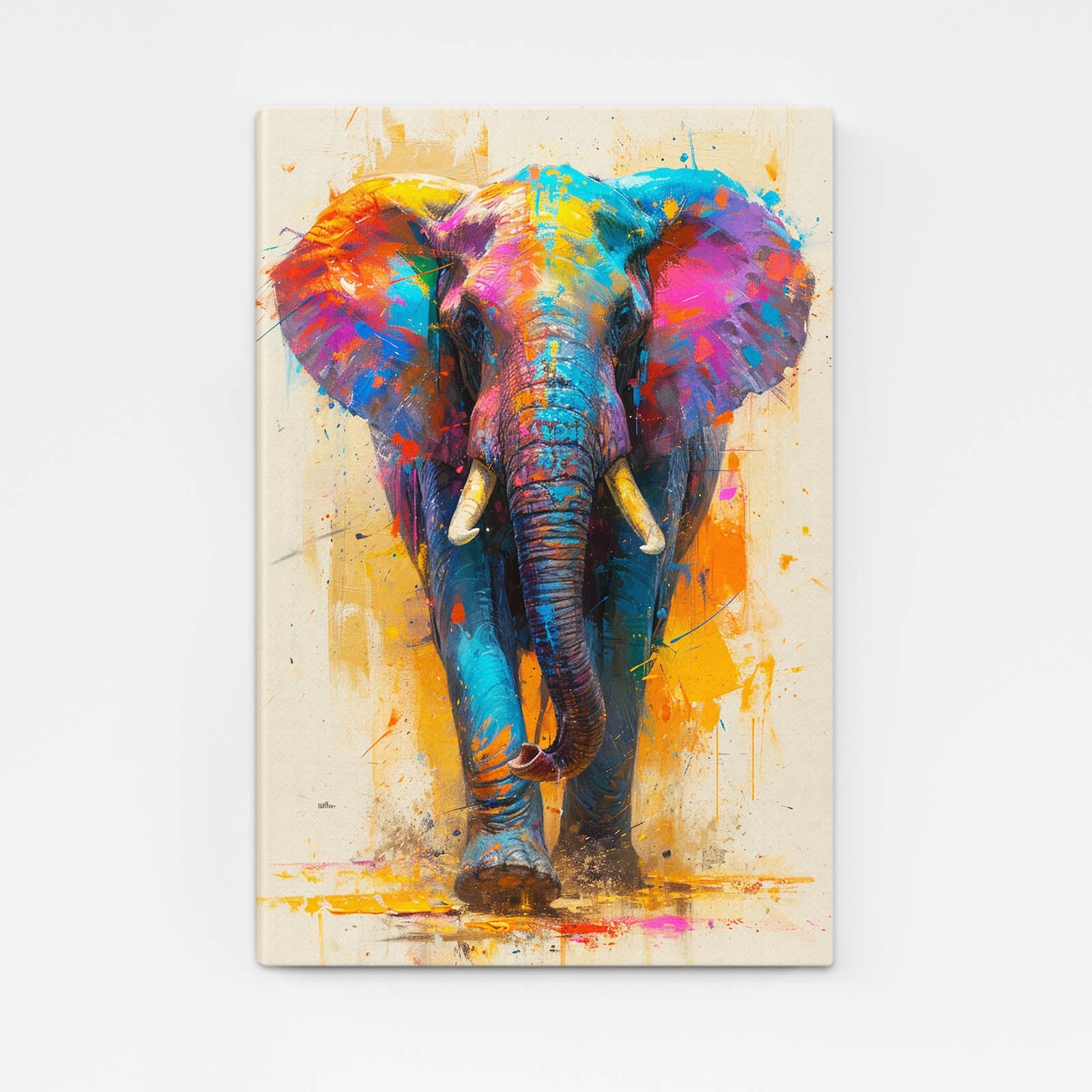 Elephant Abstract Pop Art