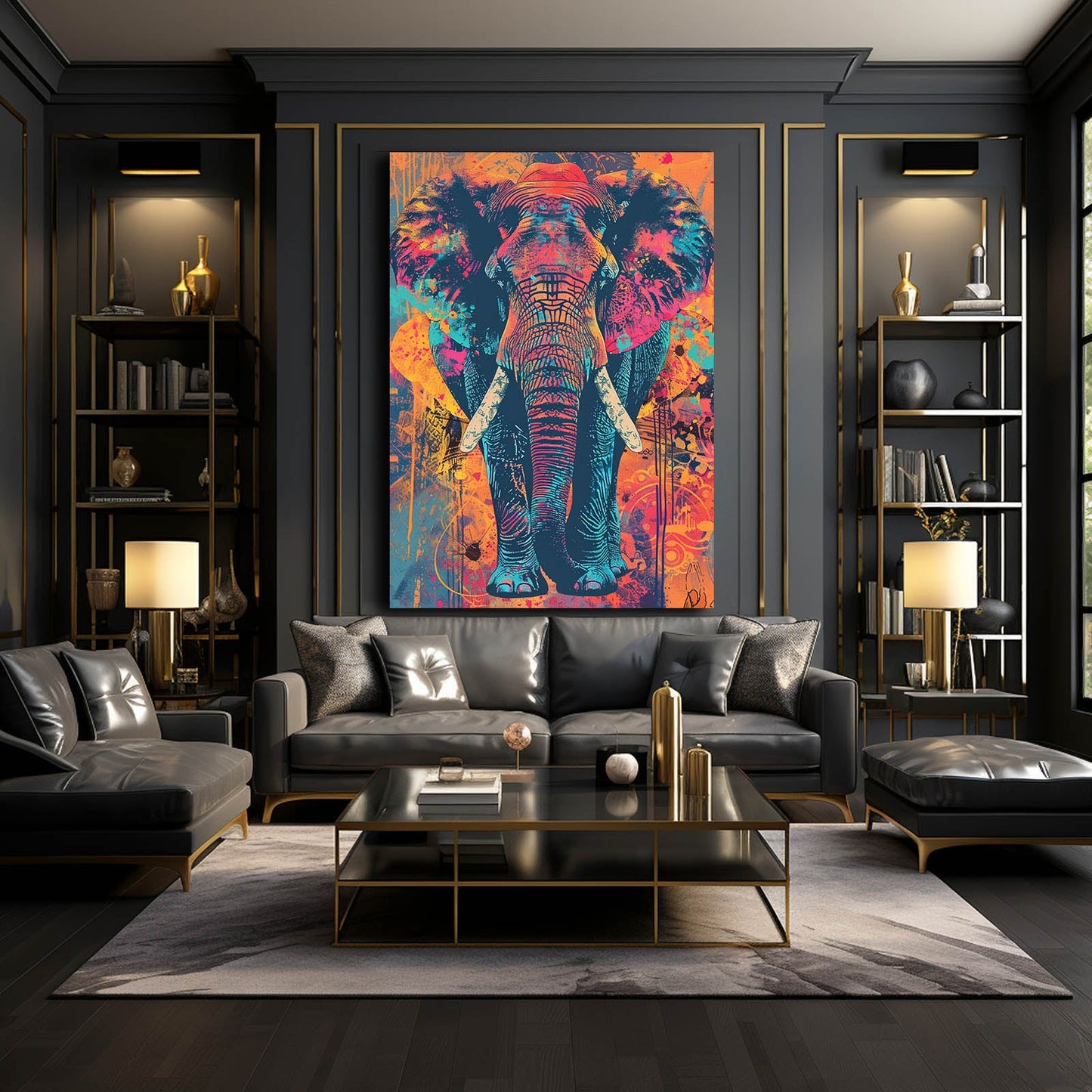 Elephant Boho Wall Art