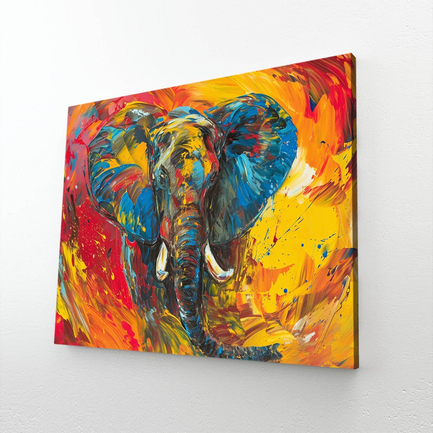 Elephant Colorful Art