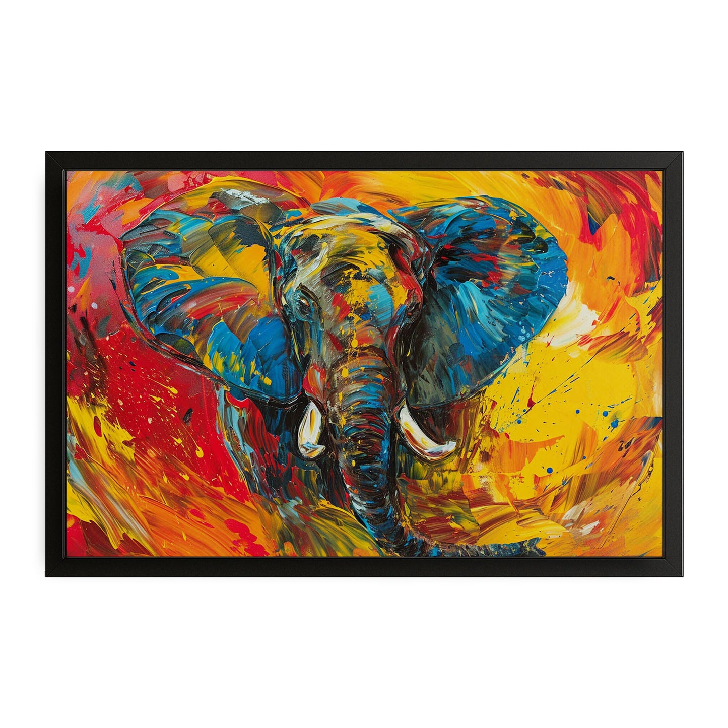 Elephant Colorful Art