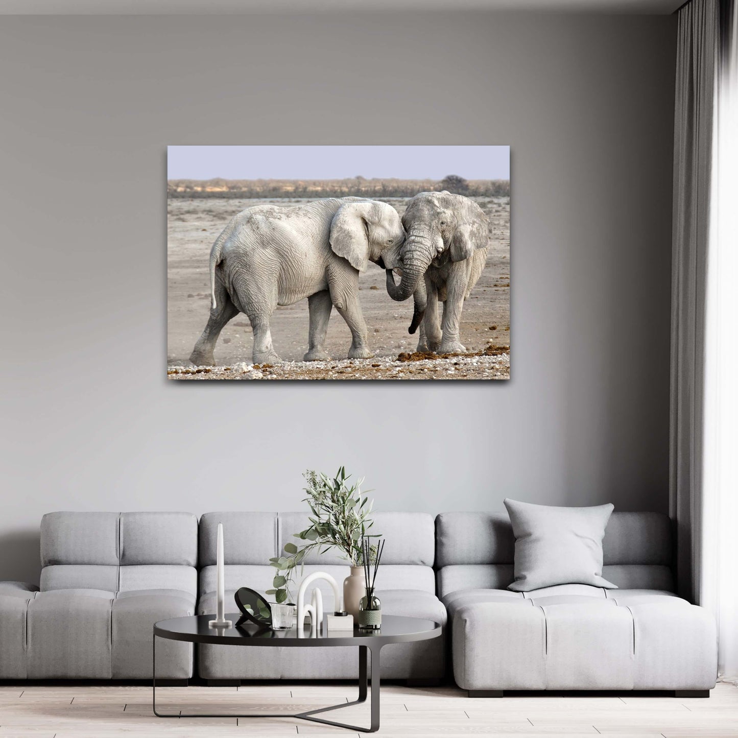 Elephant Family Wall Art