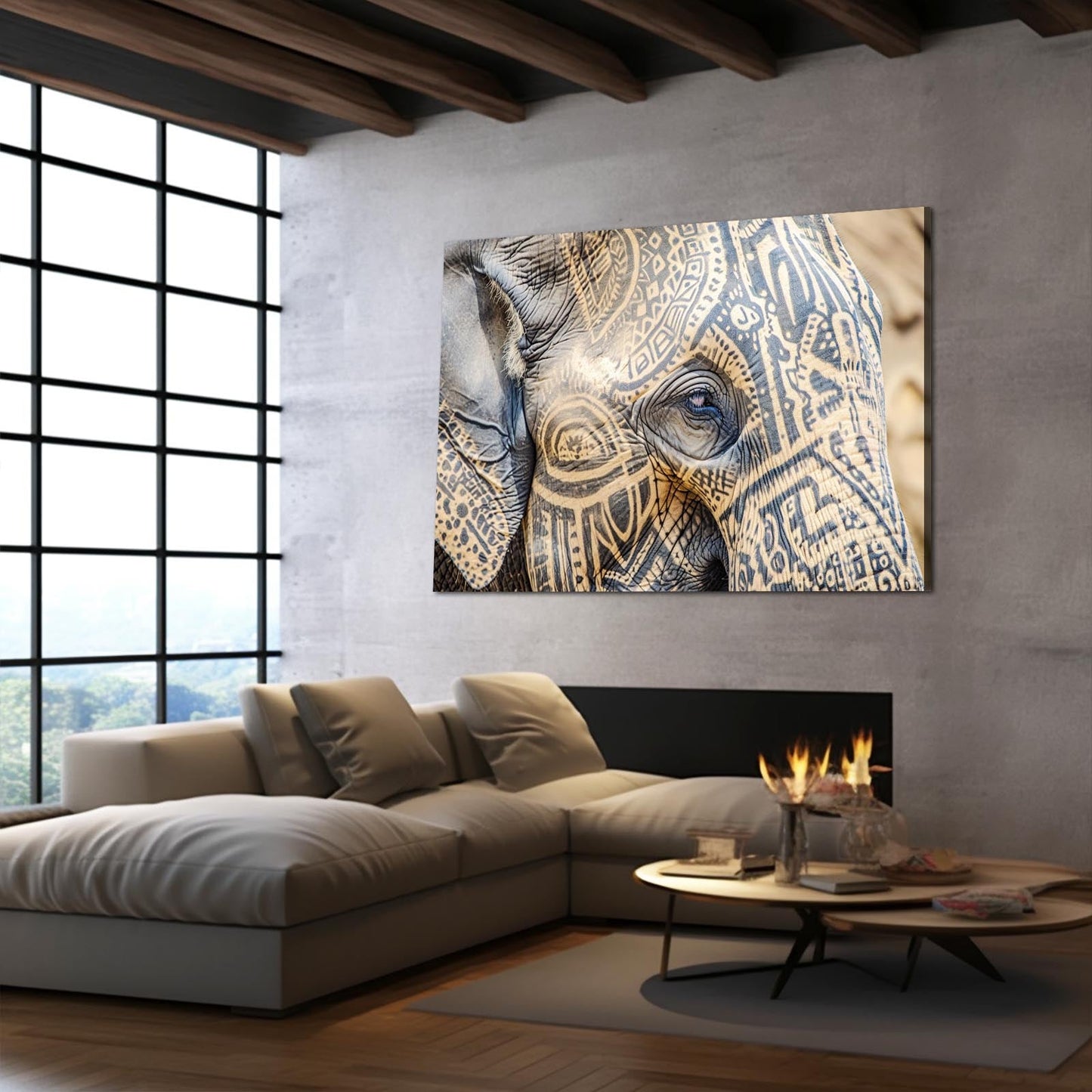 Elephant Mandala Art
