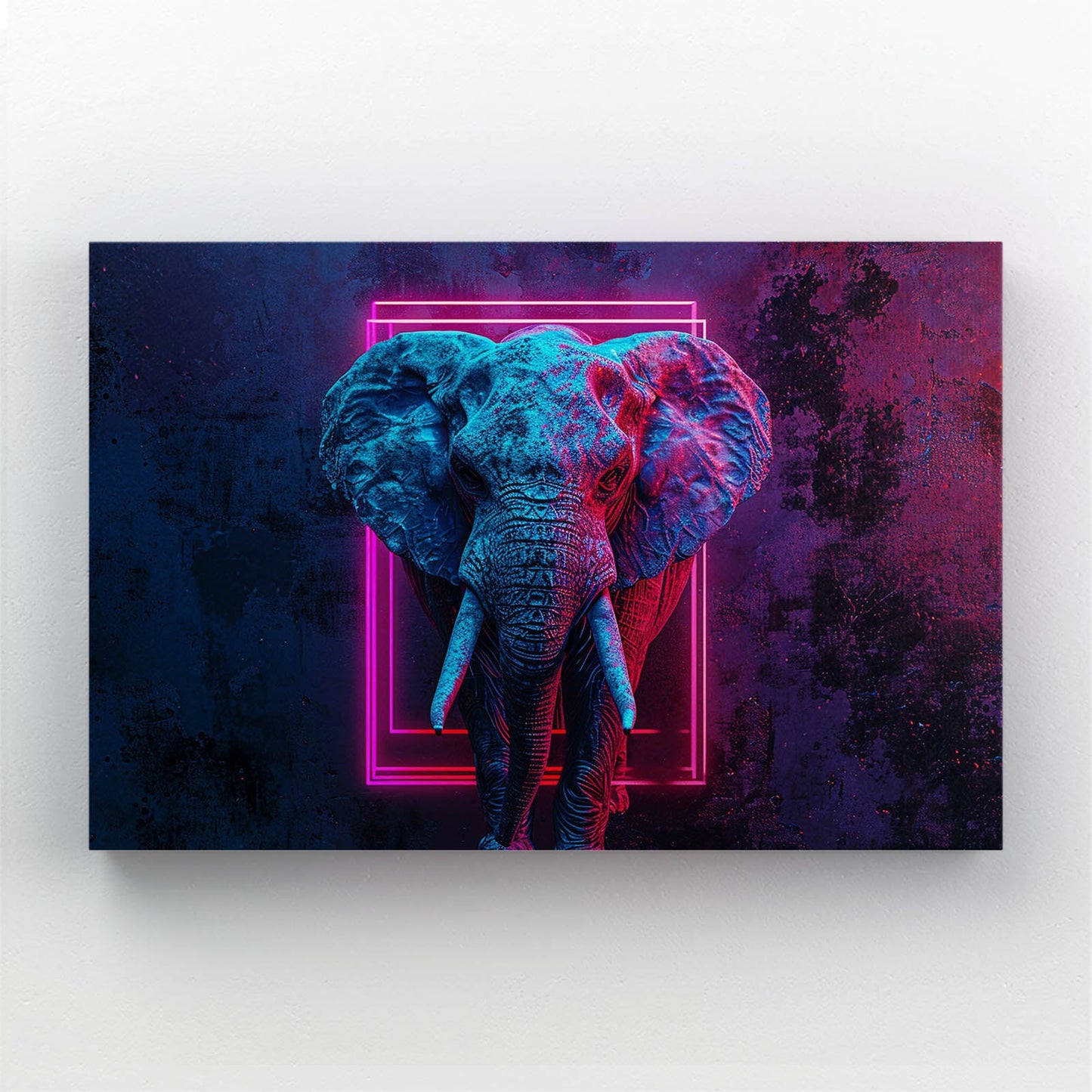 Elephant Neon Art