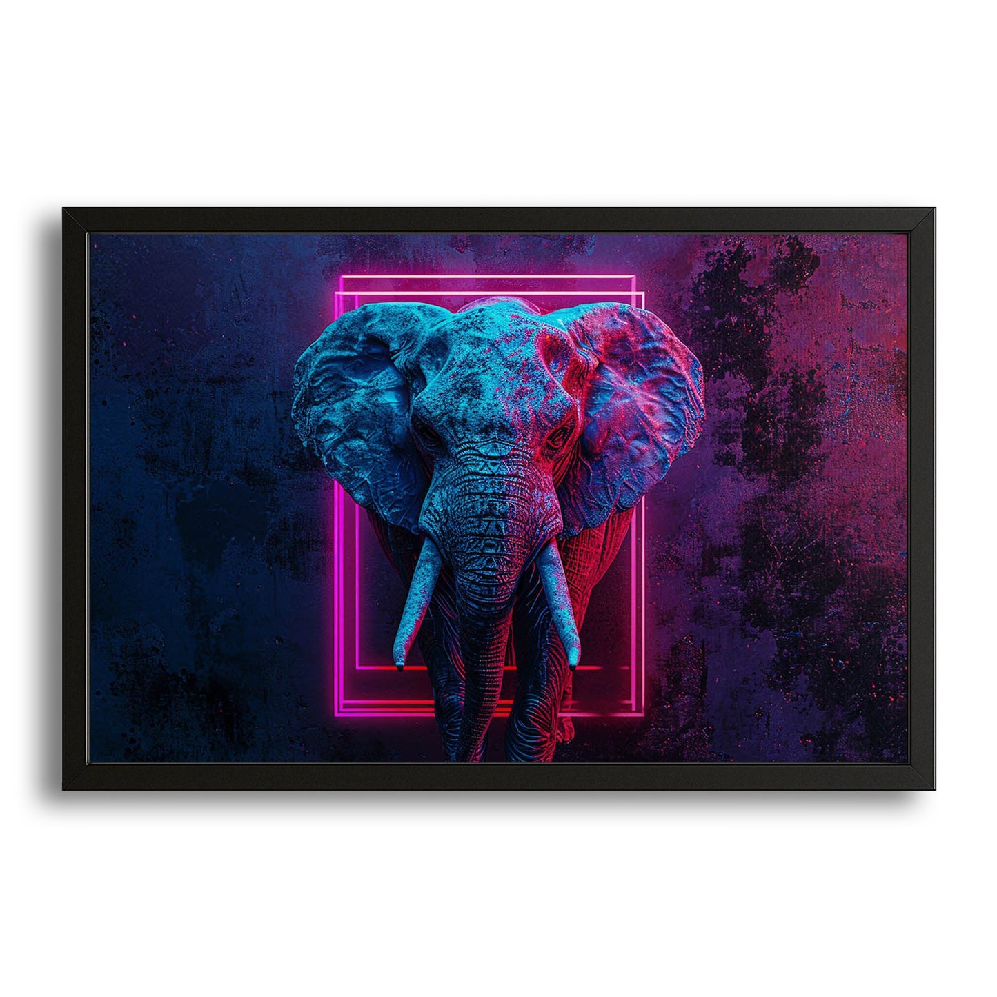 Elephant Neon Art