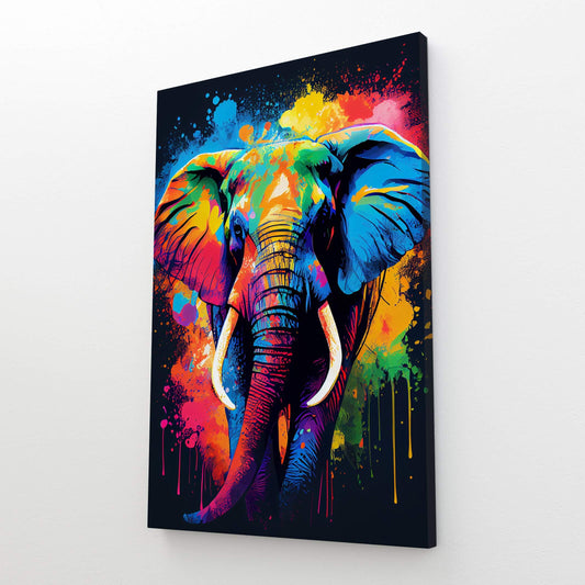 Elephant Pop Art Painting