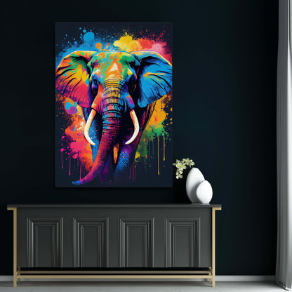 Elephant Pop Art Painting