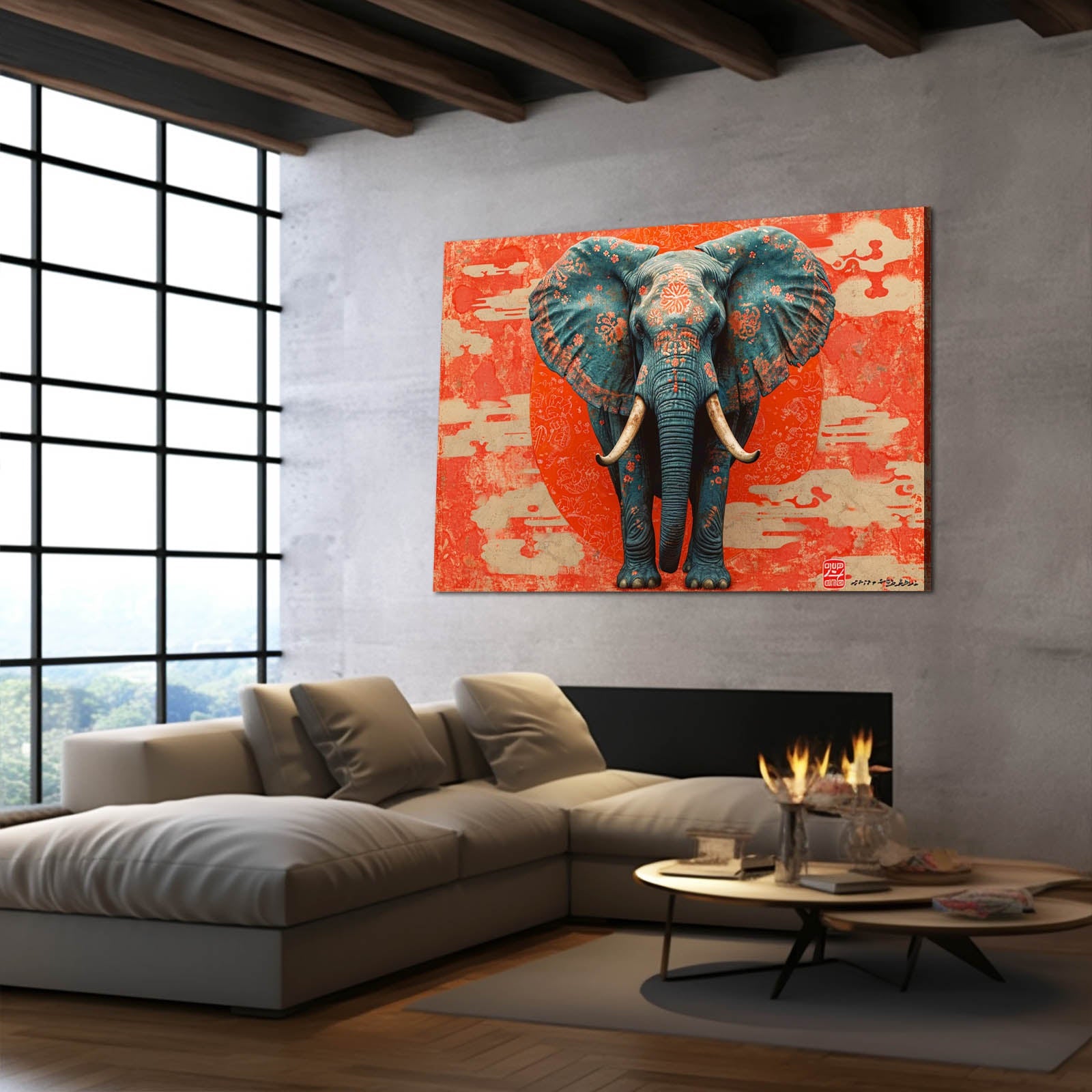 Elephant Thailand Art