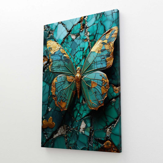 Emerald Butterfly Wall Art