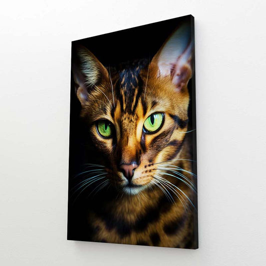 Emerald Gaze Cat Art