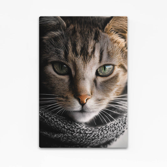 Emerald Gaze Cat Wall Art