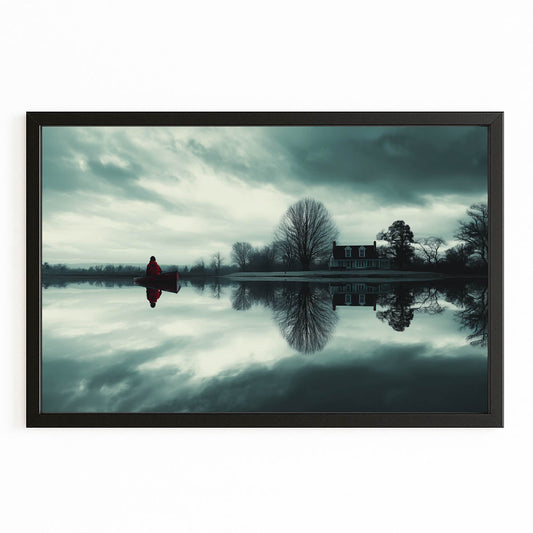 Emerald Lake Photography Wall Art – canvas print on white background