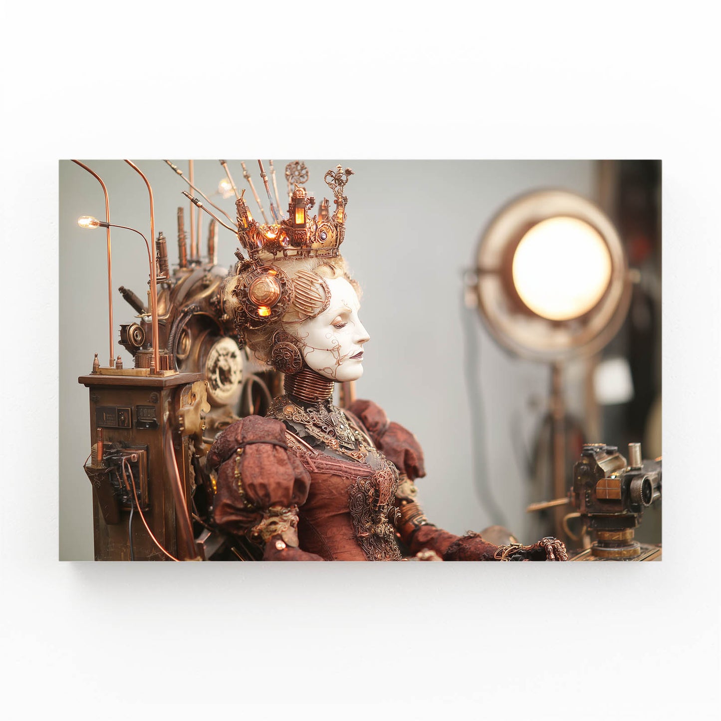 Empress Throne Figure Steampunk Canvas – empress throne figure steampunk canvas print