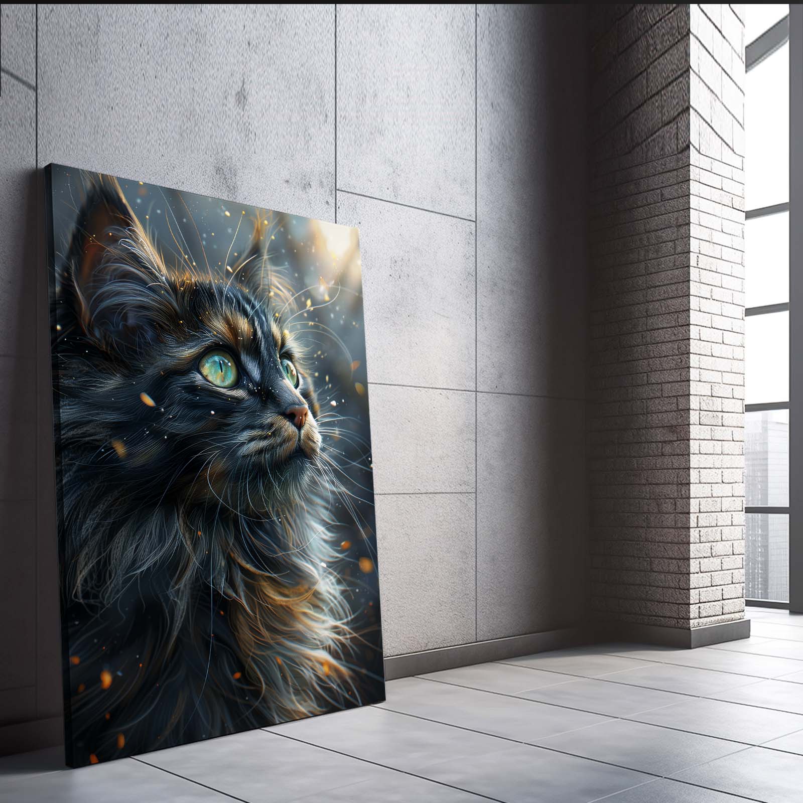 Enchanted Gaze Cat Wall Art