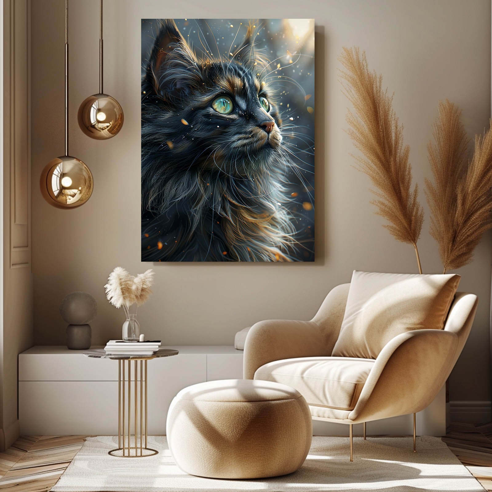 Enchanted Gaze Cat Wall Art