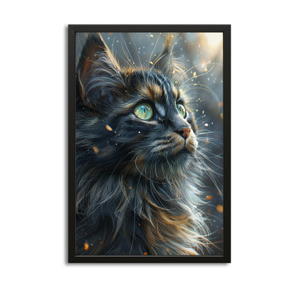 Enchanted Gaze Cat Wall Art