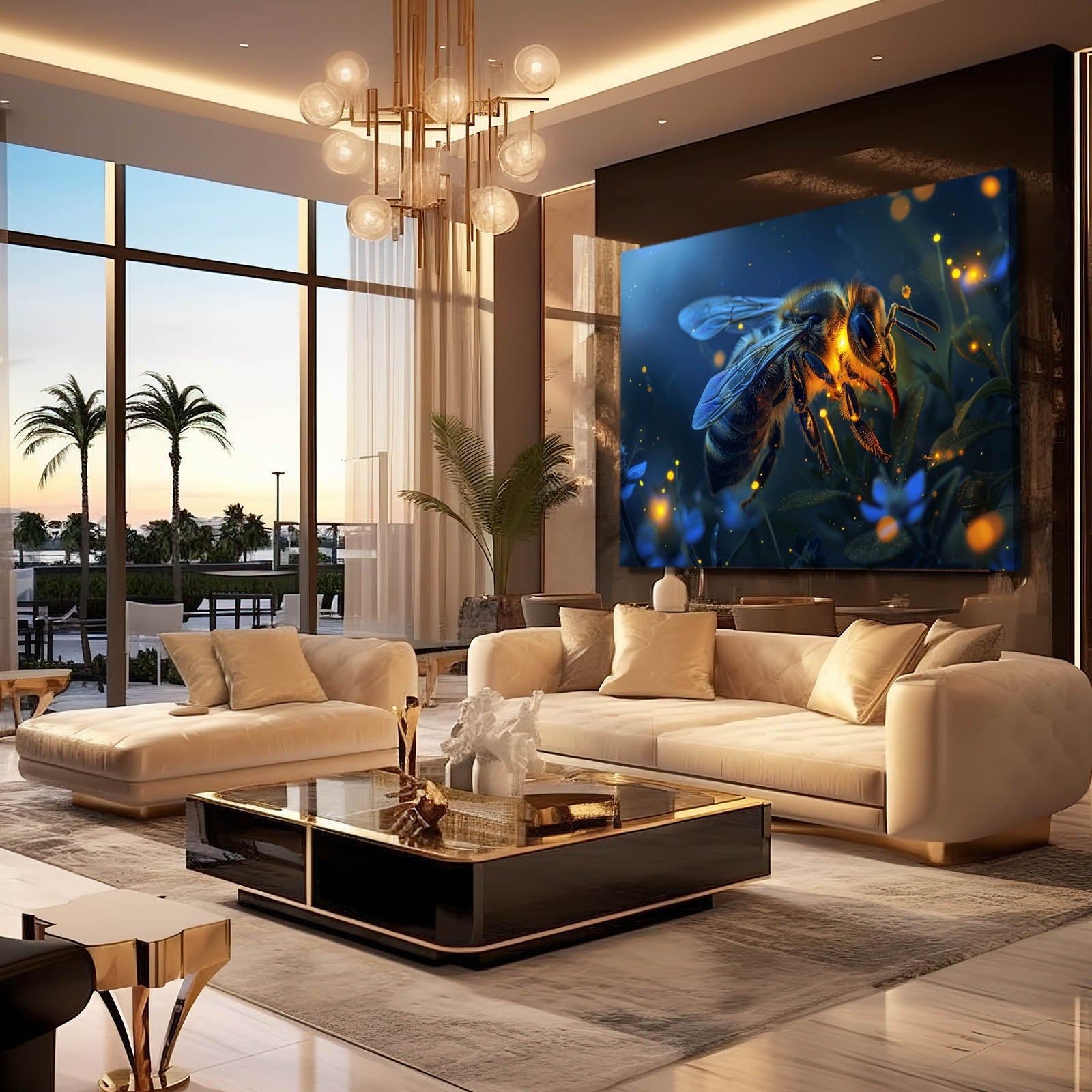 Enchanted Night Bee Art