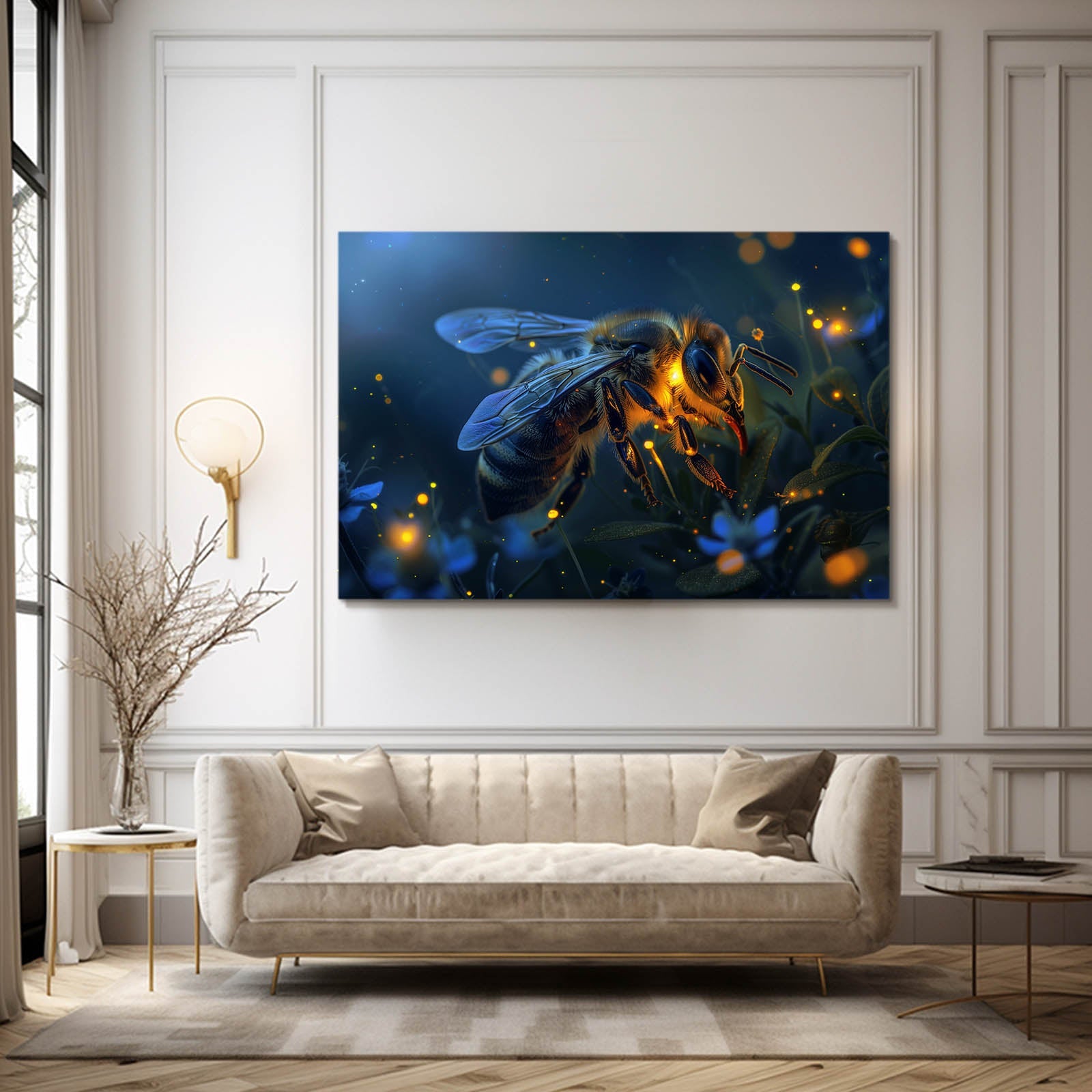 Enchanted Night Bee Art