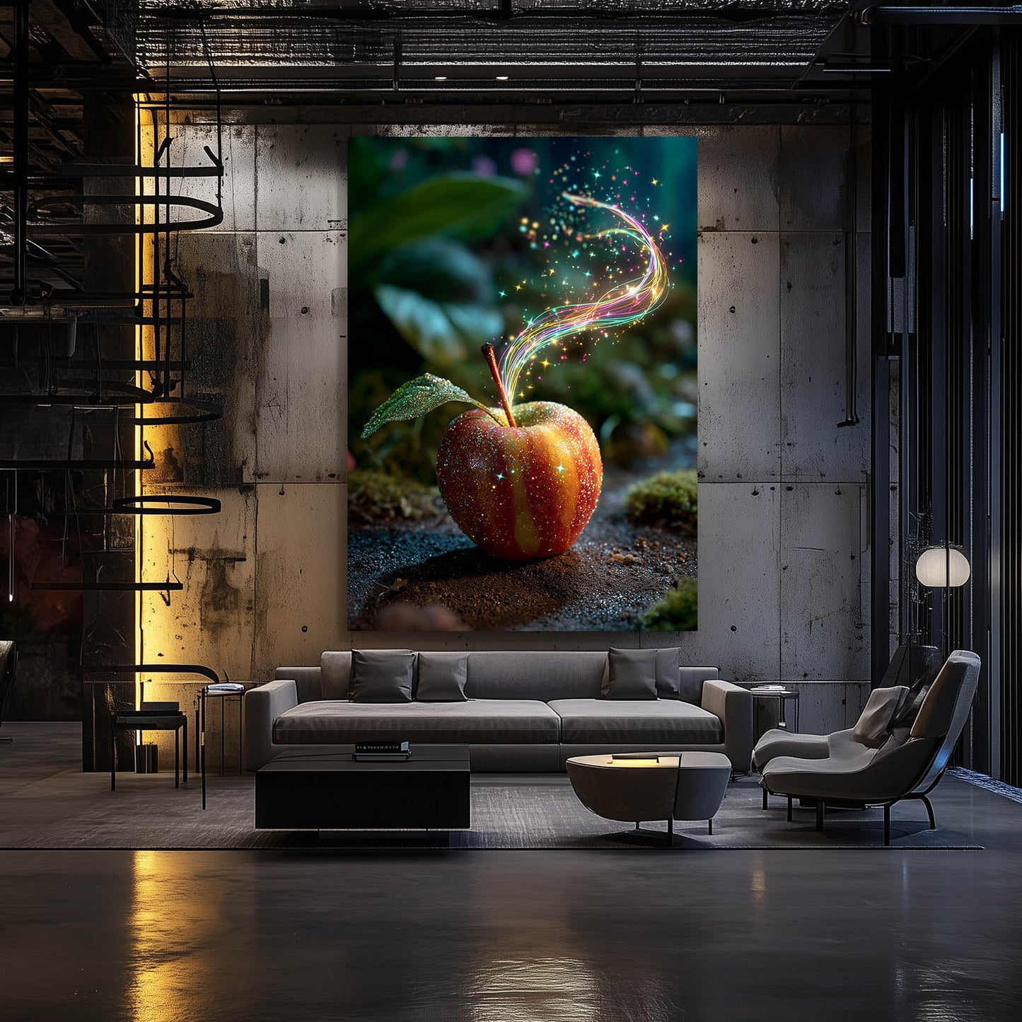 Enchanted Trail Apple Prints – styled in a furnished interior
