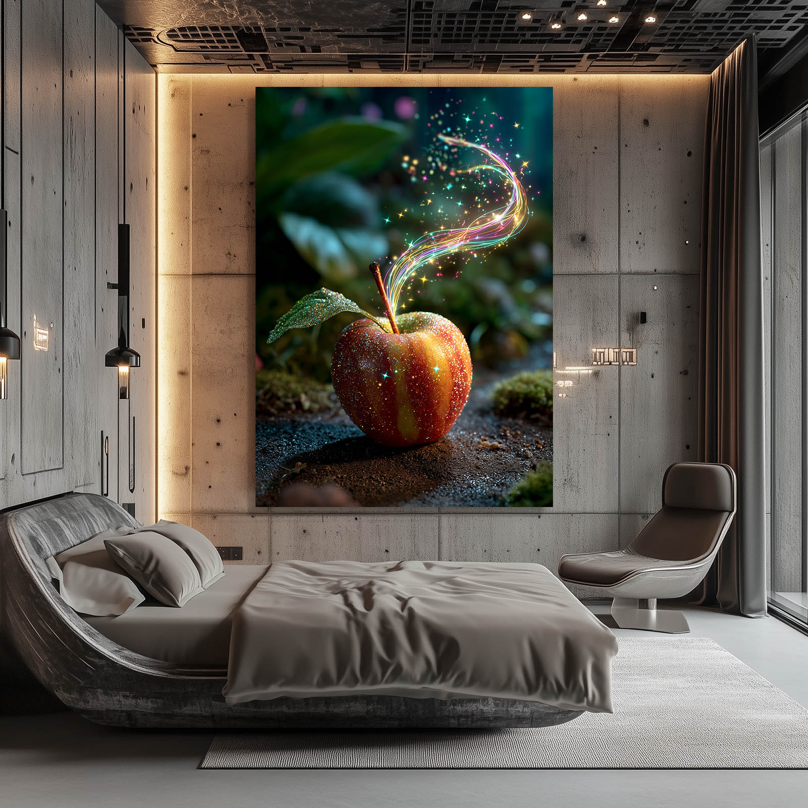 Enchanted Trail Apple Prints – styled in a furnished interior