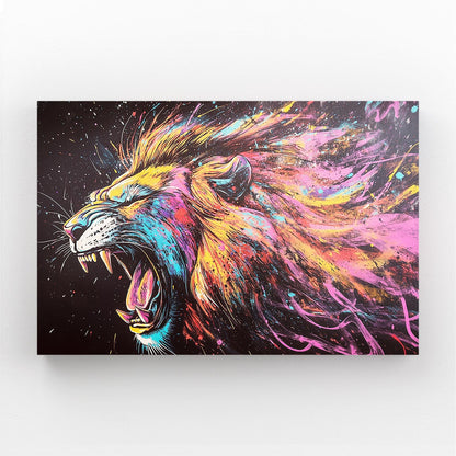 Energetic Lion Art
