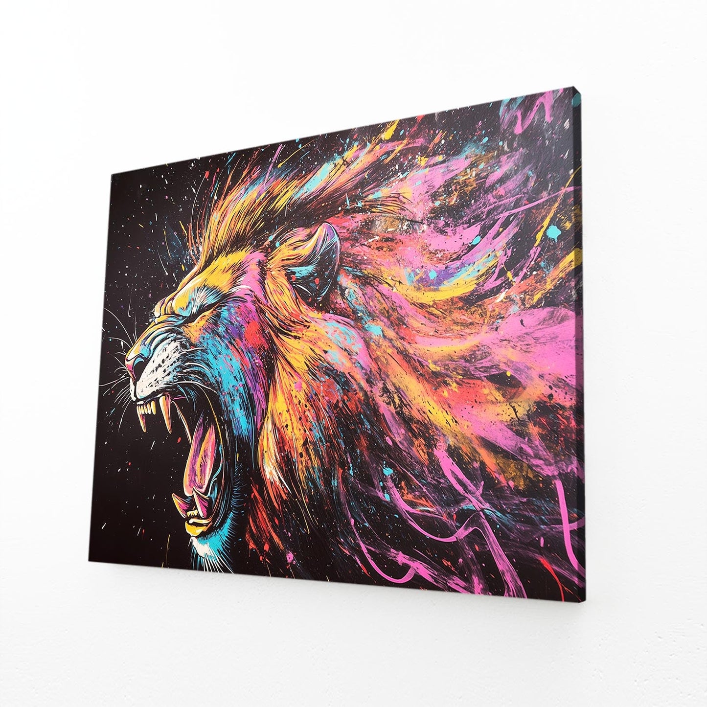 Energetic Lion Art