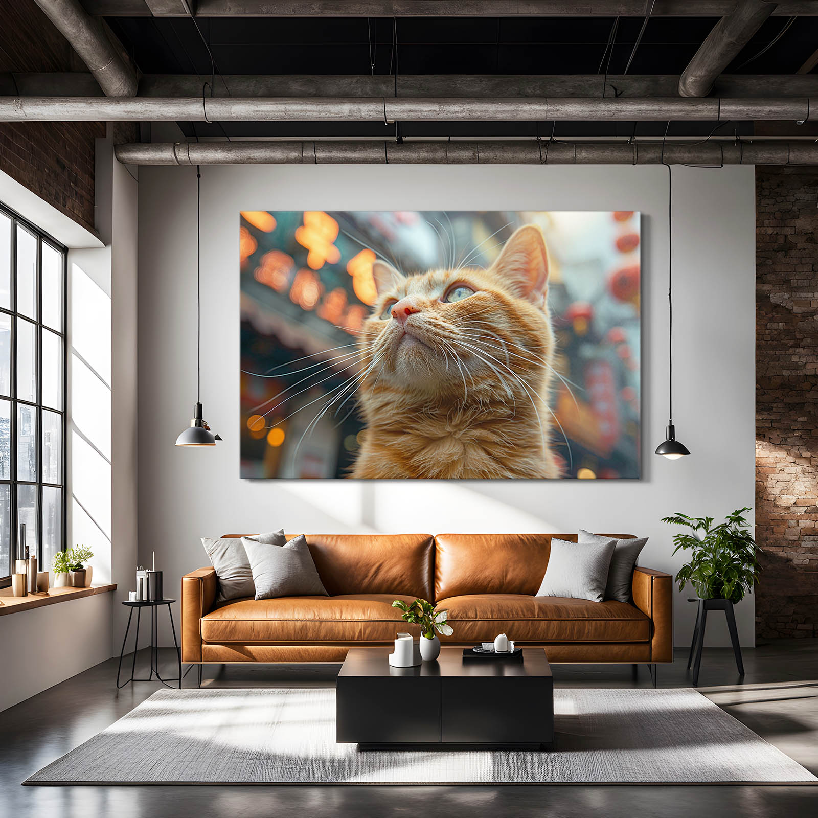 Evening Street Cat Wall Art