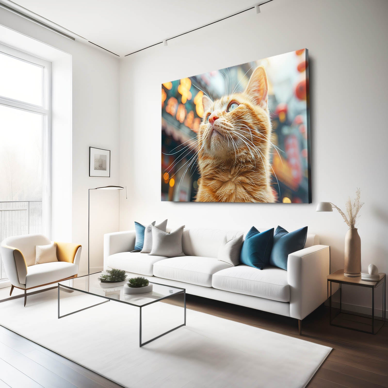 Evening Street Cat Wall Art