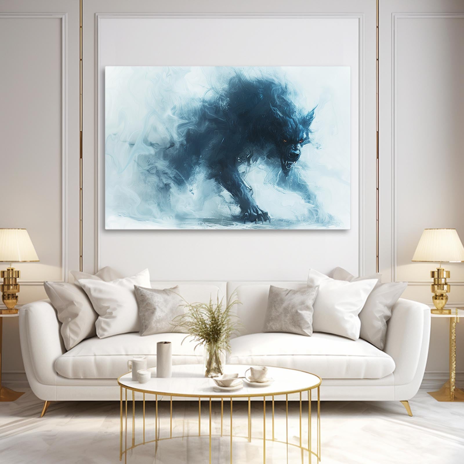 Evil Wolf Art