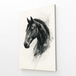 Face Horse Wall Art