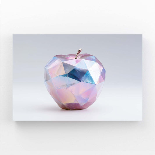 Faceted Crystal Apple Prints – faceted crystal apple canvas print