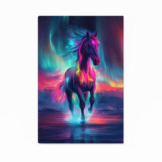 Fantasy Horse Wall Art – with Premium Black frame on white background