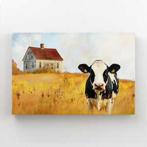 Farmhouse Cow Art
