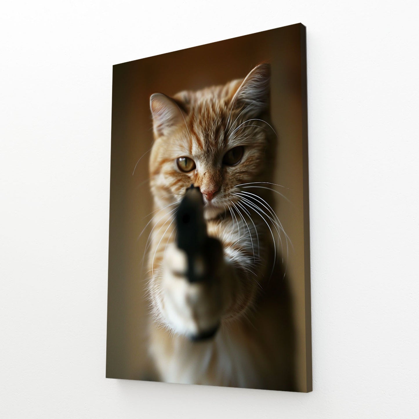 Feline Enforcer Cat Wall Art