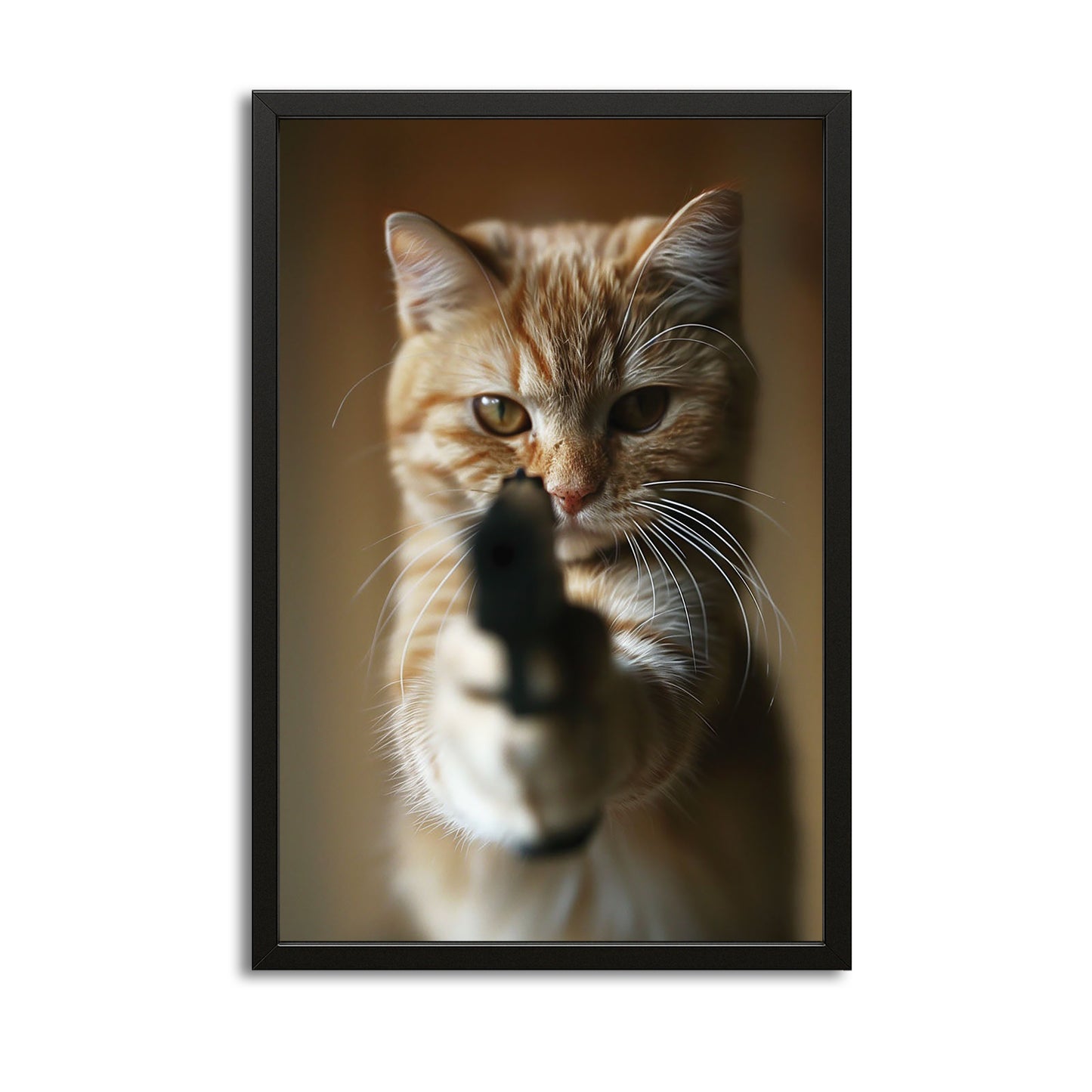 Feline Enforcer Cat Wall Art