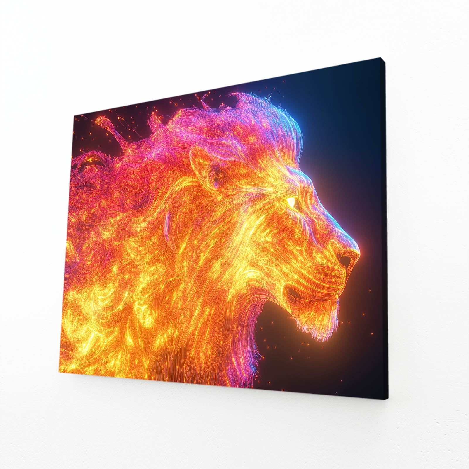 Fierce Lion Art