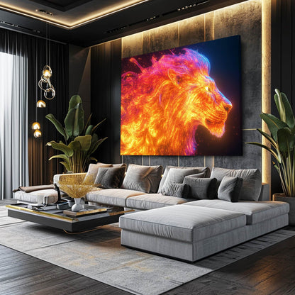 Fierce Lion Art