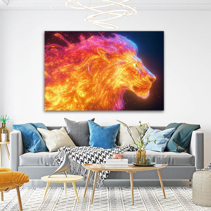 Fierce Lion Art