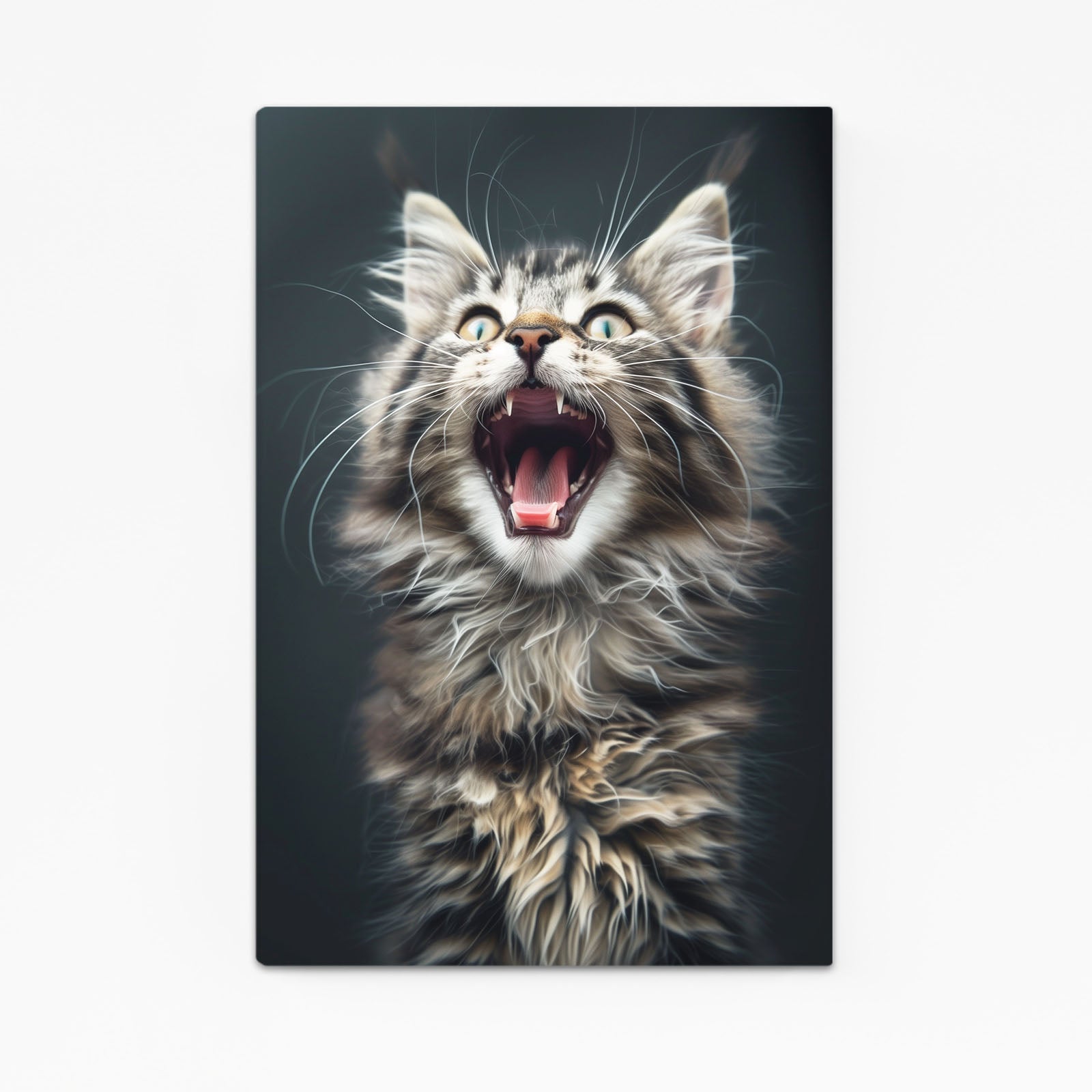 Fierce Roar Cat Wall Art