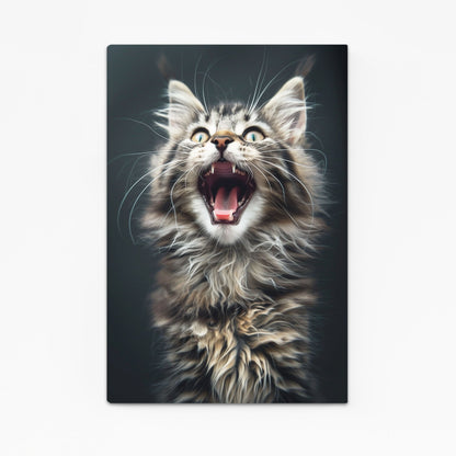 Fierce Roar Cat Wall Art