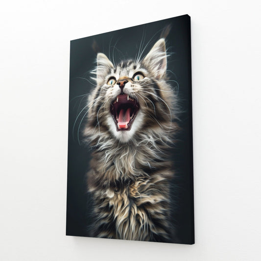 Fierce Roar Cat Wall Art