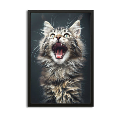 Fierce Roar Cat Wall Art