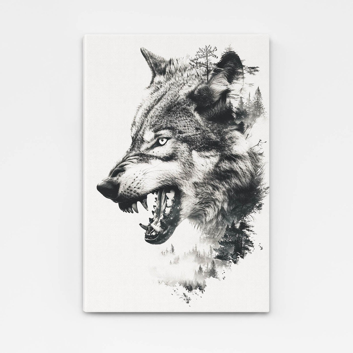 Fierce Wolf Art